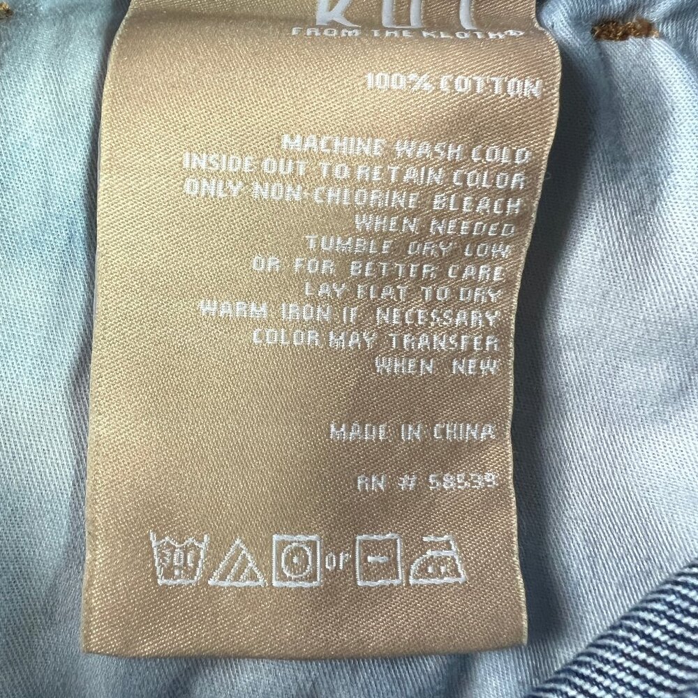Kut From The Kloth Jean Short Women 36* Taylor High Rise Blue Denim Jorts Tag 14 - Picture 6 of 15